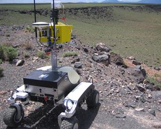 The K10 robot scouted Black Point Lava Flow (Arizona)