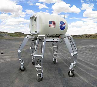 The ATHLETE robot operating at Black Point Lava Flow