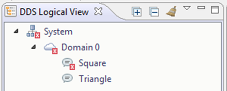 DDS Logical View window