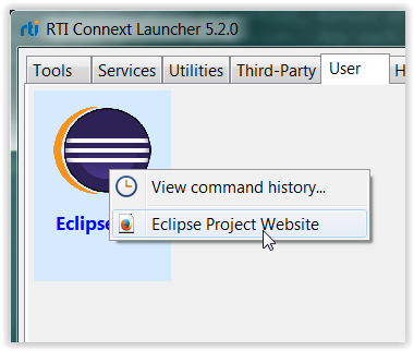 LauncherEclipseContextMenu