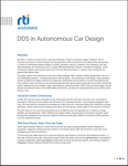 RTI Connext DDS Autonomous Cars White Paper