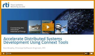 Connext DDS Tools Tutorial Video