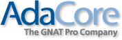 Click to visit AdaCore web site AdaCore logo