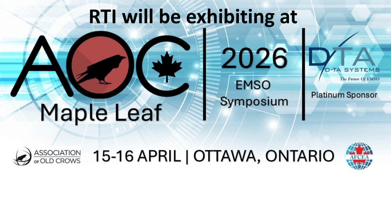 RTI will be Exhibiting at the AOC Maple leaf chapter EMSO Symposium