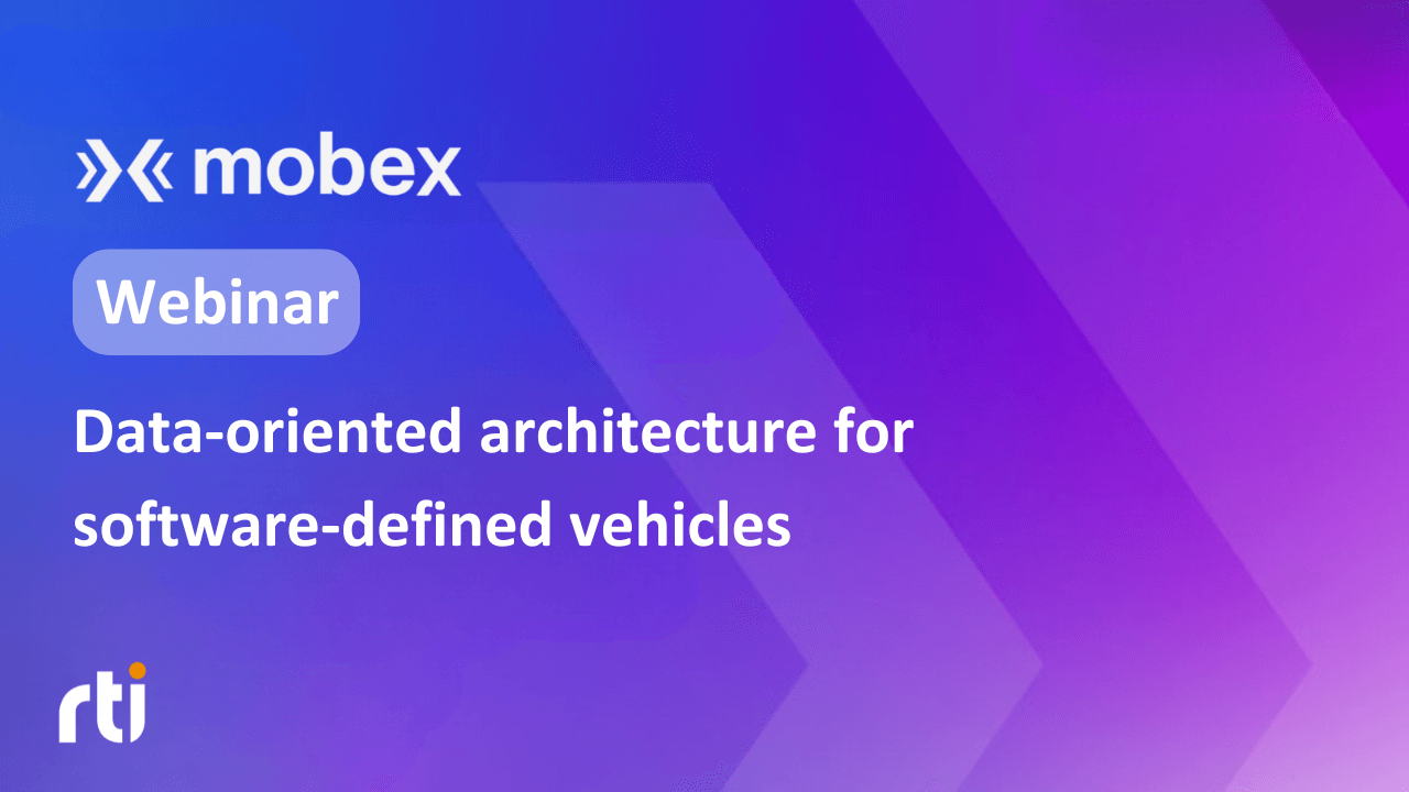 Mobex webinar - Data-oriented architecture for software-defined vehicles (1)