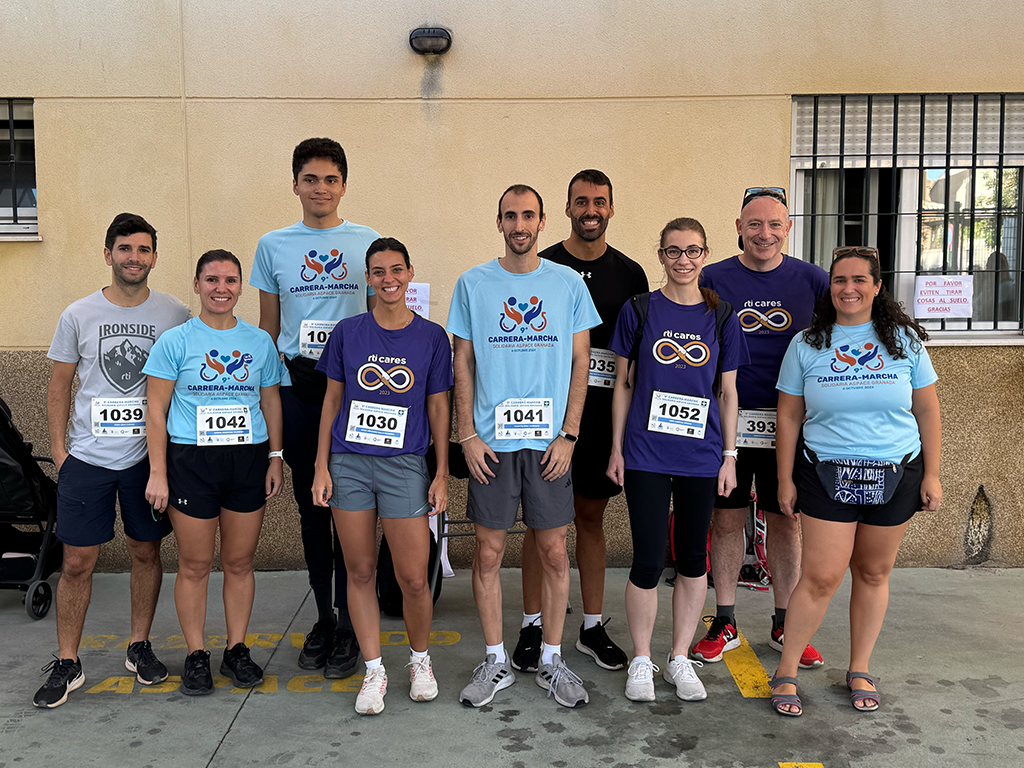 Our Granada-based employees running for ASPACE, supporting the leading center for cerebral palsy care.
