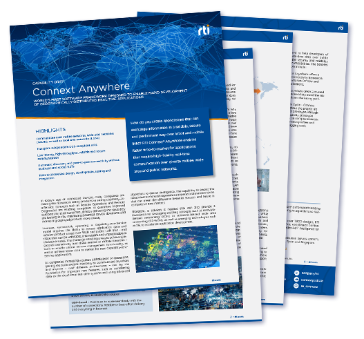 Connext Anywhere Capability Brief