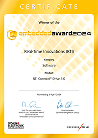 Embedded Award 2024 Certificate