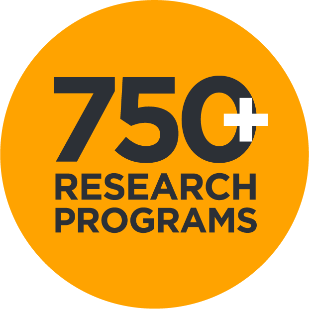 750+ research programs