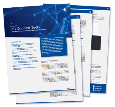 RTI Connext Tools | System Development and Verification | RTI