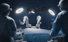 operating room medical staff robotic arms