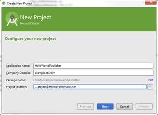 Configure your new project