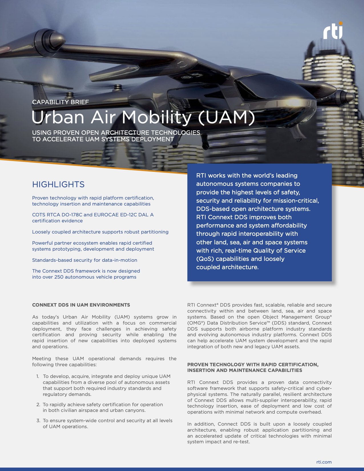 rti-capability-brief-urban-air-mobility
