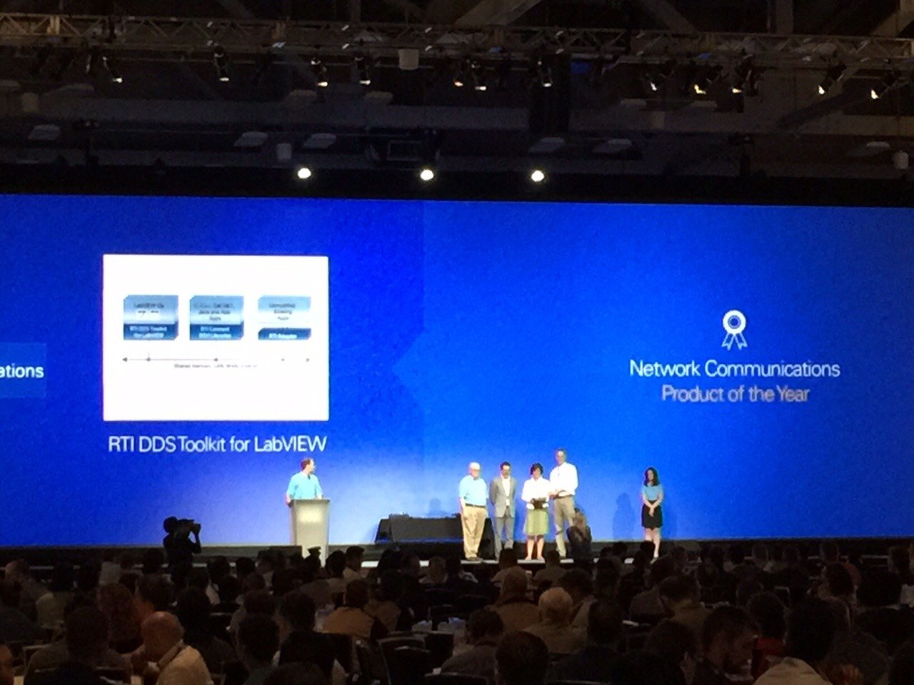 On the Floor at NIWeek: Presentations, Demos, New Technologies and Best Product Award!